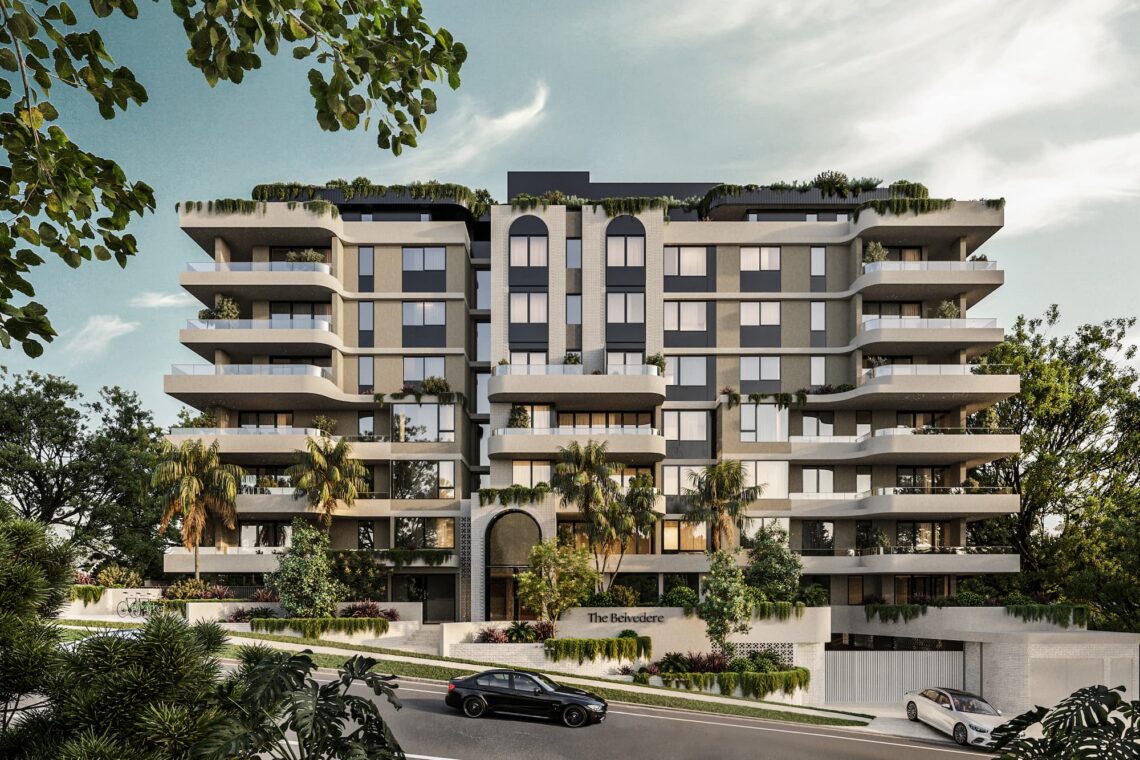 The Belvedere Nelson Bay luxury residential development. Property development marketing campaign by iCreate Agency